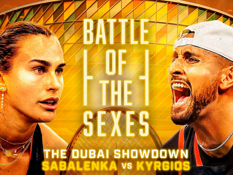 La batalla de los sexos Aryna Sabalenka vs. Nick Kyrgios