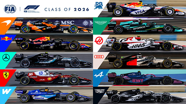 COCHES FORMULA 1 2026