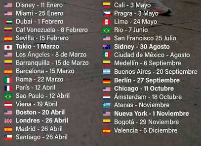 Calendario de Maratones 2026