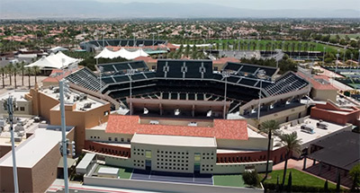 Indian Wells Tennis Garden Aerial Stadium
