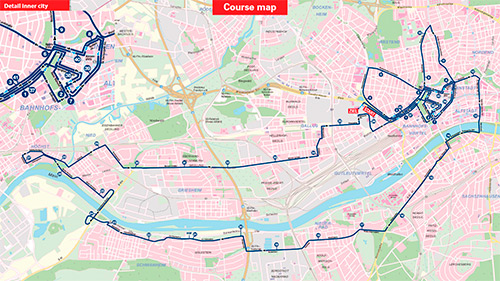 Maratón de Frankfurt 2025 MAPA