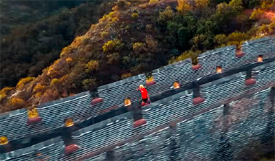 corredor en la Muralla China