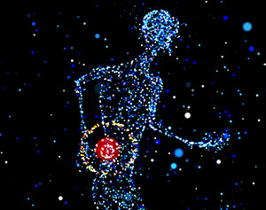 dibujo de puntos del esqueleto