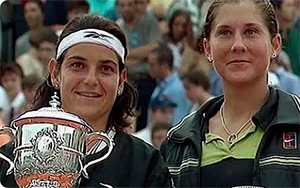 Arantxa Sanchez-Vicario y Monica Seles 