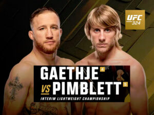 UFC 324 Justin Gaethje y Paddy Pimblett