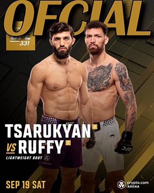 Arman Tsarukyan vs. Mauricio Ruffy UFC 331