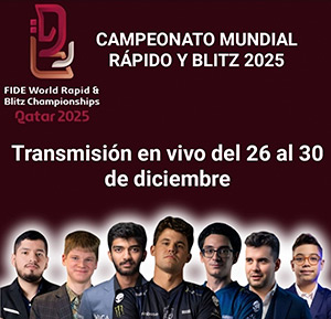 Mundial de Ajedrez Rápido y Blitz FIDE 2025 en Doha