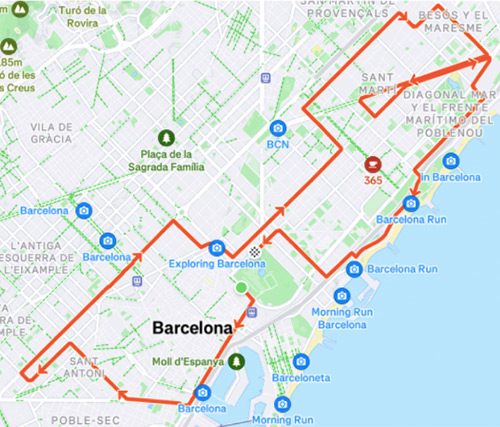 media maratón barcelona 2026 recorrido