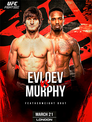 Movsar Evloev vs. Lerone Murphy UFC LONDON 2026