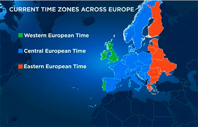 EUROPA zonas horarias