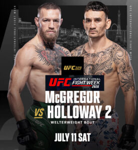 Conor McGregor vs.Max Holloway UFC 329