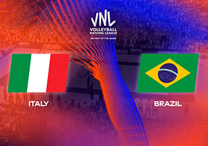VNL 2026 Brasil vs Italia
