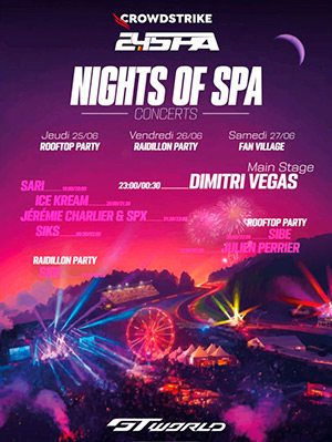 CrowdStrike 24 Horas de Spa 2026
