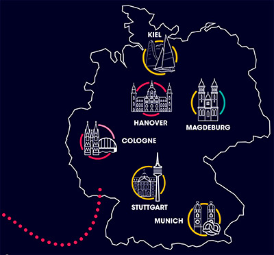 Mundial de Balonmano 2027 ciudades