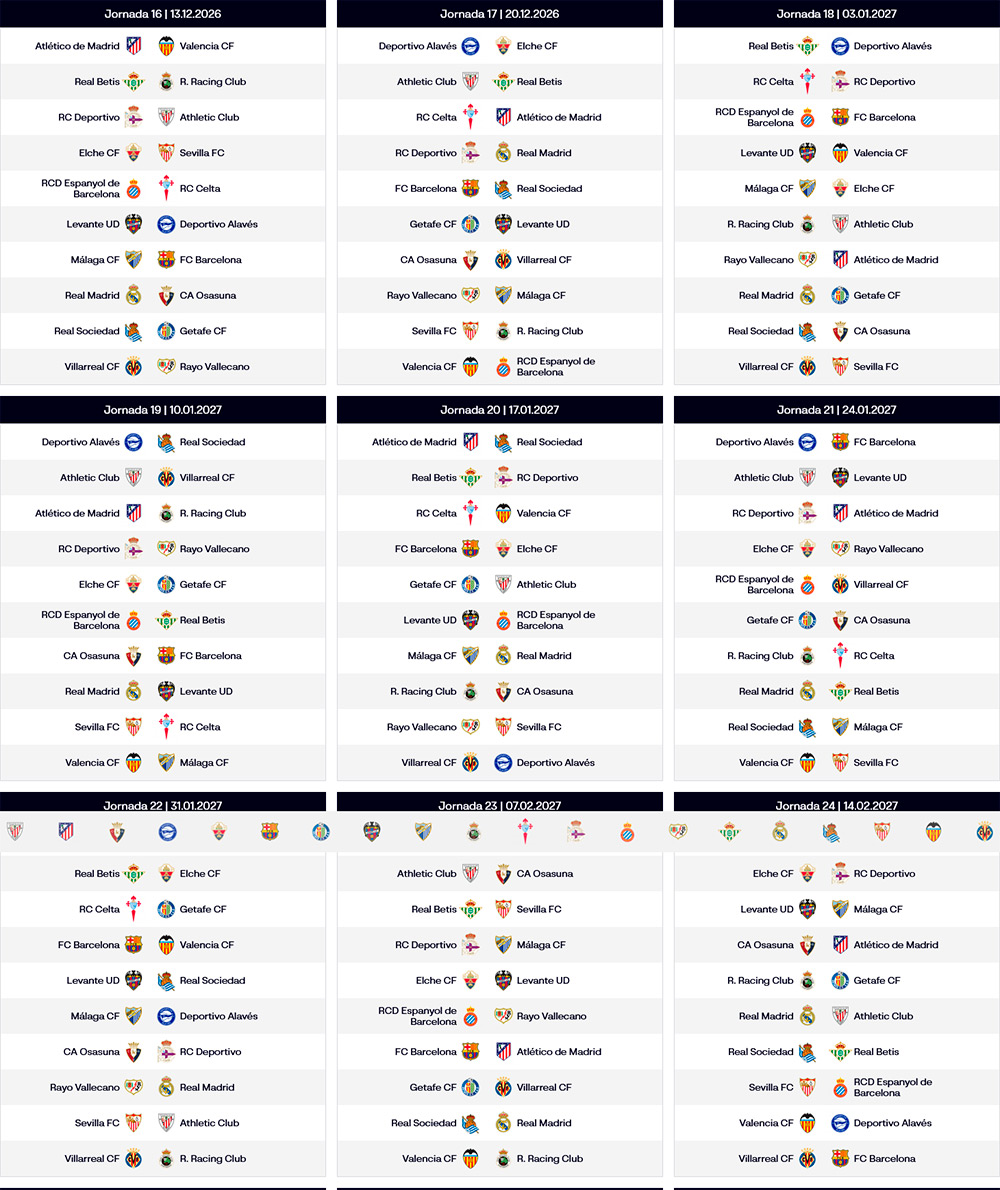 LaLiga 2026/2027