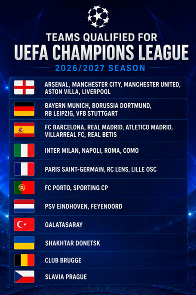 Champions League 2026 2027