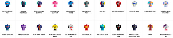 Equipos LA VUELTA