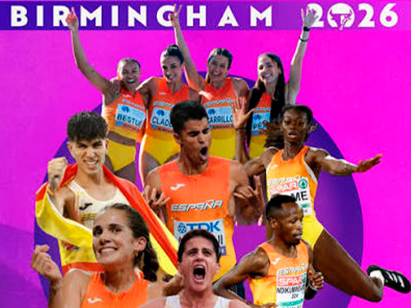 Europeos de Birmingham seleccion española 2026