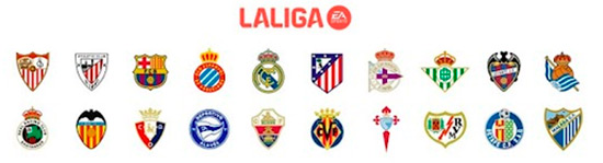 Escudos oficiales de los equipos de LaLiga EA Sports 2026/27