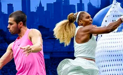 CARLOS ALCARAZ Y SERENA WILLIAMS