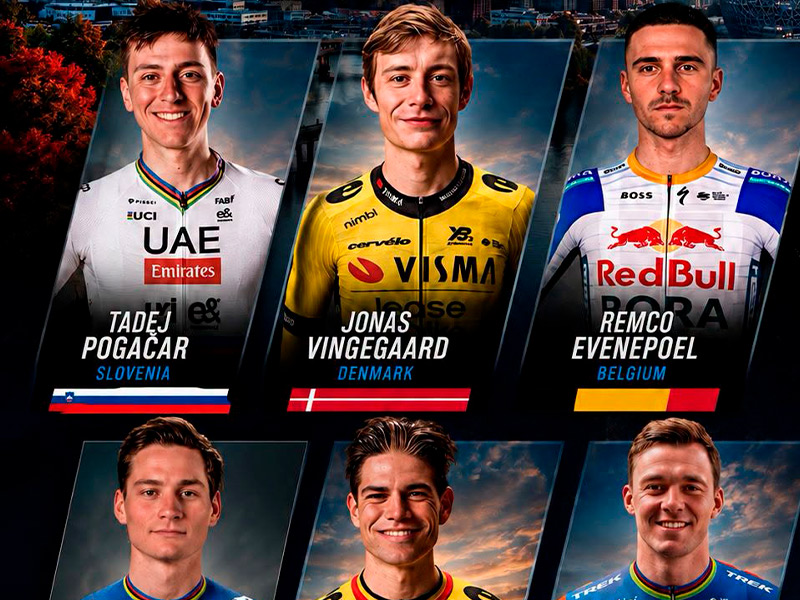 favoritos Mundial de Ciclismo 2026