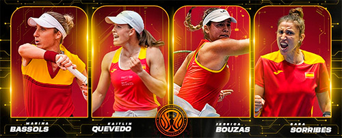 Billie Jean King Cup-Bouzas-Quevedo-Bassols-y-Sorribes