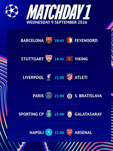 Champions League 2026/27