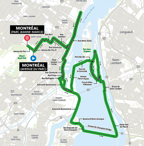 Mundial de Montreal 2026 recorrido