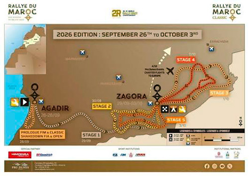 Rally de Marruecos 2026 recorrido