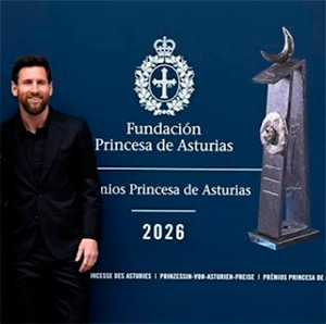 Premios Princesa de Asturias 2026 Leo Messi